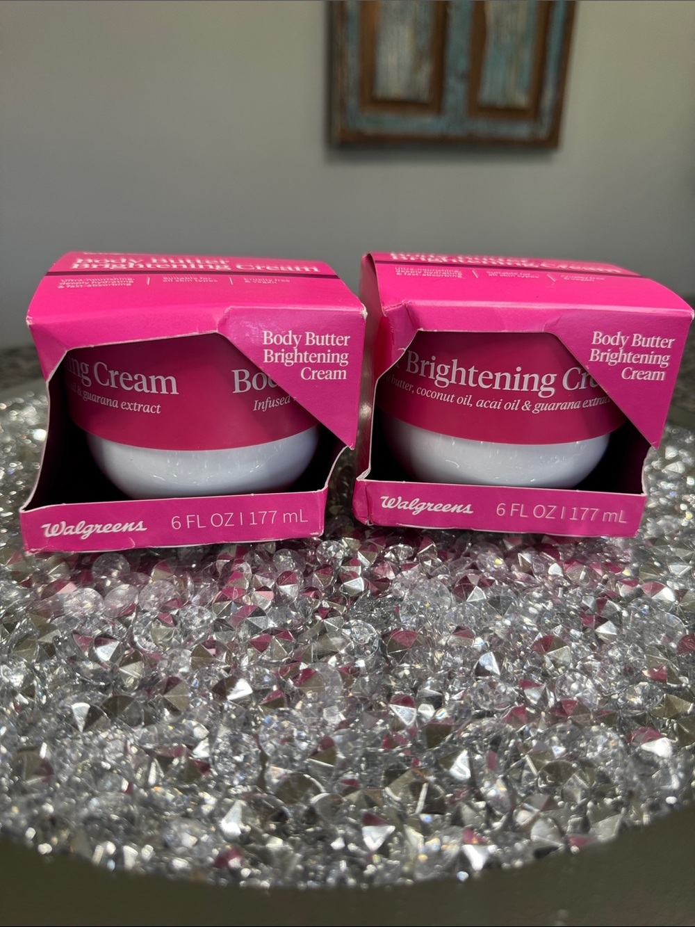 Walgreens Brightening Body Butter Cream - Pink
